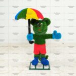 Топиари малыш мышонок Маки, h=130см - газон Deluxe+Eco