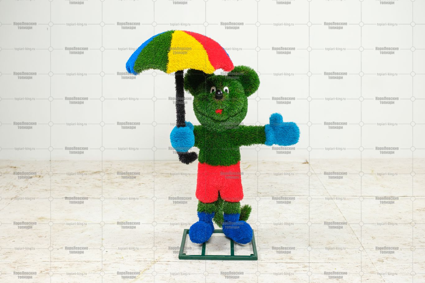 Топиари малыш мышонок Маки, h=130см - газон Deluxe+Eco Топиари малыш мышонок Маки, h=130см - газон Deluxe+Eco