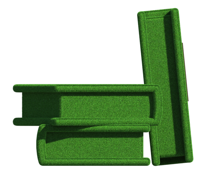 Топиари композиция книги- газон Eco