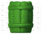 Топиари бочка, h=60см - газон Eco