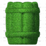Топиари бочка, h=60см - газон Eco