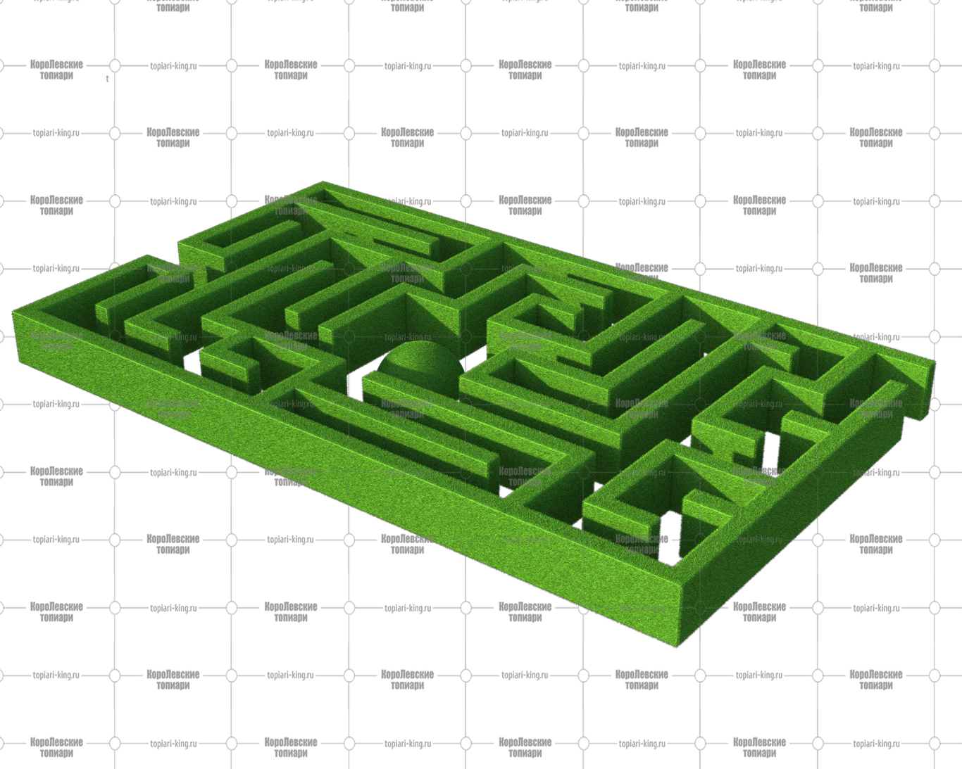 Топиари лабиринт № 6 - газон Eco Топиари лабиринт № 6 - газон Eco