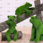 Топиари композиция мишки на дереве, 3 шт. - газон Eco