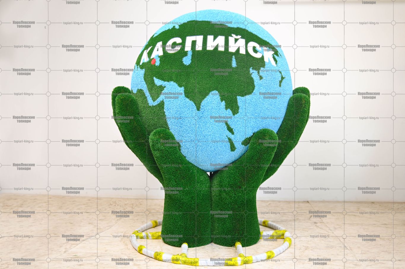 Топиари основа композиции ладони, модель 2 - газон Eco Топиари основа композиции ладони, модель 2 - газон Eco