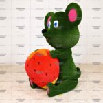 Топиари мышка с клубничкой, h=190 см- газон Eco