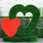 Топиари стела сердца Гармония, мини - газон Deluxe