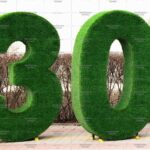 Топиари цифра, 1 шт, h=180 см - газон Deluxe