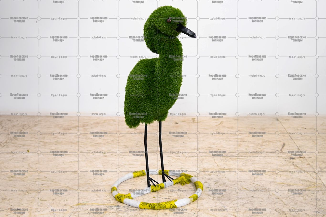 Топиари цапля - газон Deluxe Топиари цапля - газон Deluxe