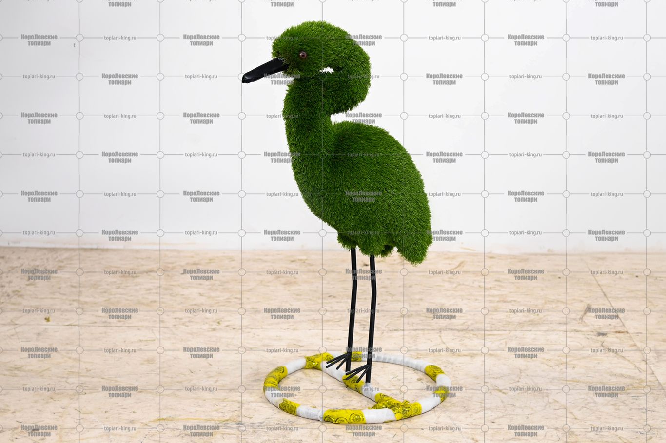 Топиари цапля - газон Deluxe Топиари цапля - газон Deluxe