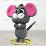 Топиари мышонок Роми - газон Есо