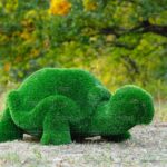 Топиари черепаха с кашпо, Мантра - газон Eco