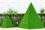 Топиари композиция геометрические фигуры, пирамиды, 2 шт - газон Eco