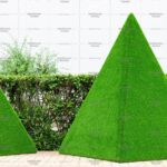 Топиари композиция геометрические фигуры, пирамиды, 2 шт - газон Eco
