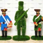 Топиари композиция гусары, микс - газон Eco + Deluxe