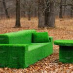 Топиари композиция диван и стол - газон Eco+