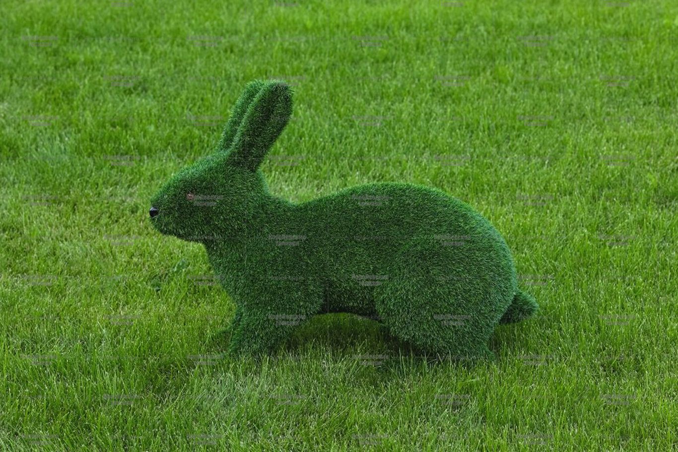 Топиари композиция зайцы, 5 штук - газон Eco Топиари композиция зайцы, 5 штук - газон Eco