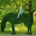 Топиари лошадь Ракета - газон Deluxe