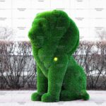 Топиари лев Рикко, h=155см - газон Deluxe