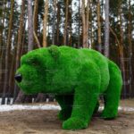 Топиари медведица Кэт - газон Premium