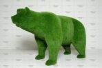 Топиари медведь Бачо, h=145 см - газон Deluxe Green