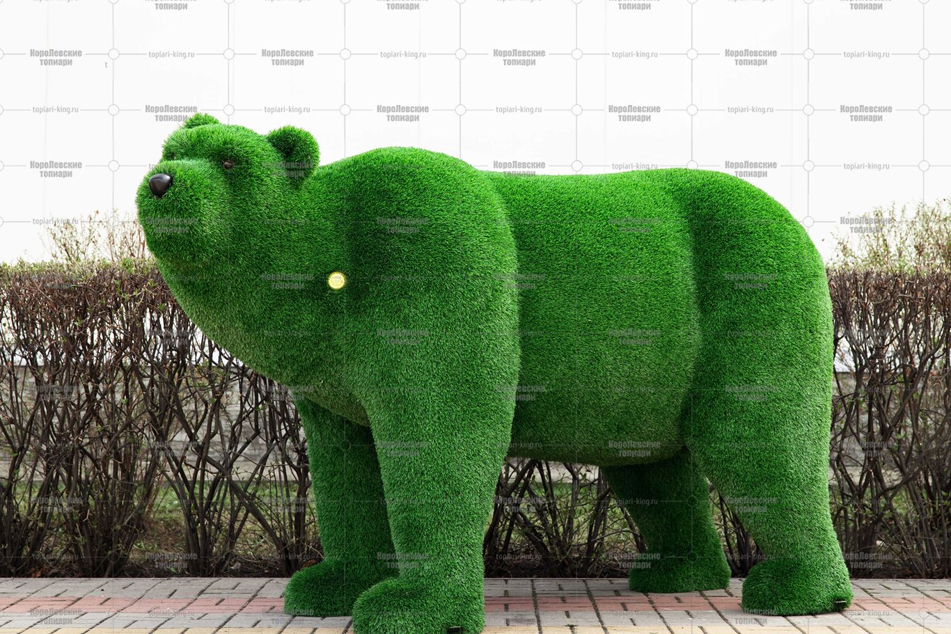 Топиари медведь Бачо - газон Eco Green Топиари медведь Бачо - газон Eco Green