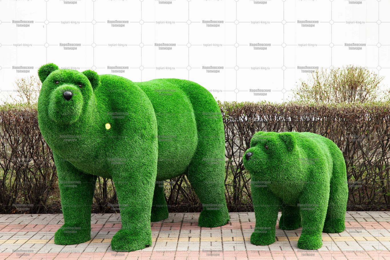Топиари медведь Муни - газон Eco Green Топиари медведь Муни - газон Eco Green