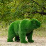 Топиари медведь Муни младший - газон Deluxe