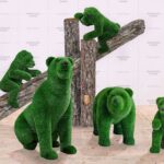 Топиари композиция мишки в лесу, 5шт. - газон Deluxe Greeen