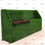 Топиари лавочка, фотозона - газон Eco
