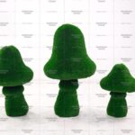 Топиари композиция грибы сказочные - газон Deluxe Green