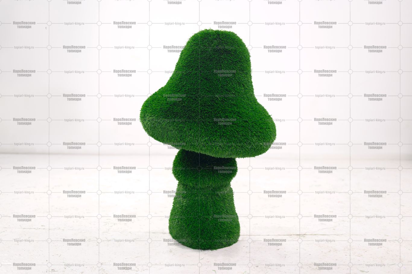 Топиари гриб сказочный, h=90см - газон Deluxe Green Топиари гриб сказочный, h=90см - газон Deluxe Green
