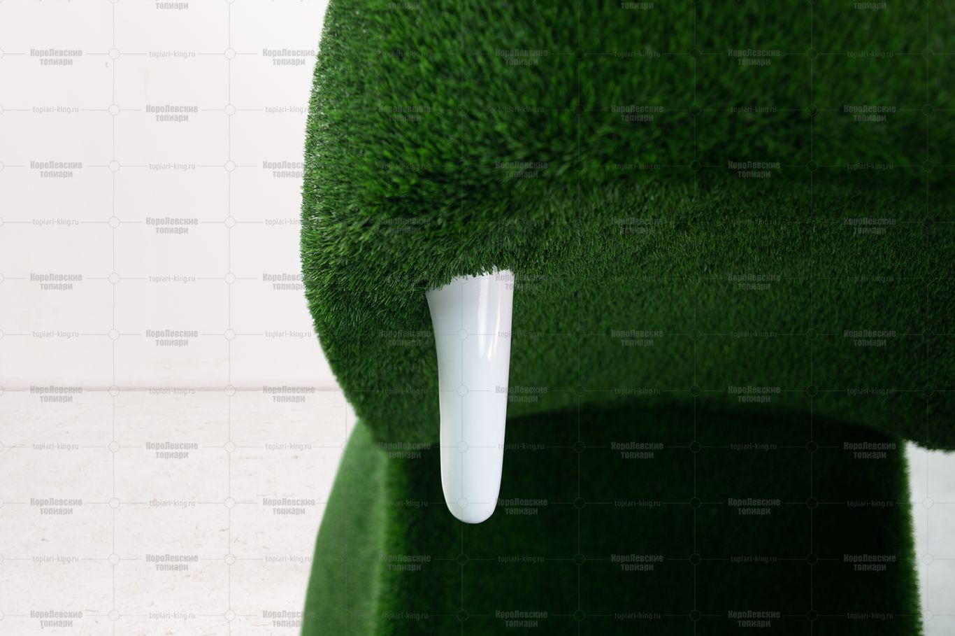 Топиари бегемот в воде большой, h=140 см - газон Есо Топиари бегемот в воде большой, h=140 см - газон Есо