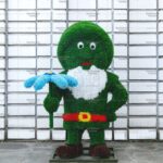 Топиари гном цветочник - газон Eco