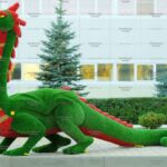 Топиари дракон Рей - газон Eco