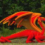 Топиари дракон - газон Eco