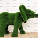 Топиари слон Абхей - газон Deluxe