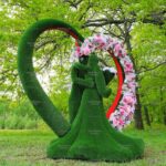 Топиари композиция влюбленные - газон Eco