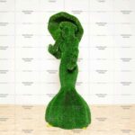 Топиари леди с зонтиком, Моне - газон Deluxe