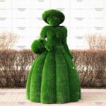 Топиари леди с корзинкой, Вероника - газон Deluxe