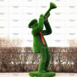 Топиари музыкант, трубач Дэвис - газон Deluxe