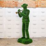 Топиари музыкант, трубач Ли - газон Deluxe