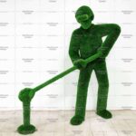 Топиари сталевар Романов - газон Deluxe