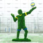 Топиари волейболист - газон Deluxe