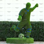 Топиари футболист - газон Eco