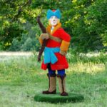 Топиари юноша Роман - газон Eco