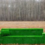 Топиари диван с подушкой - газон Eco+