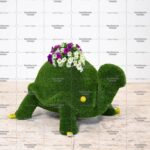 Топиари черепаха Ида, с кашпо - газон Eco