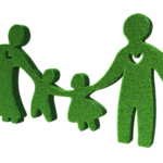 Топиари композиция "Семья" - газон Есо