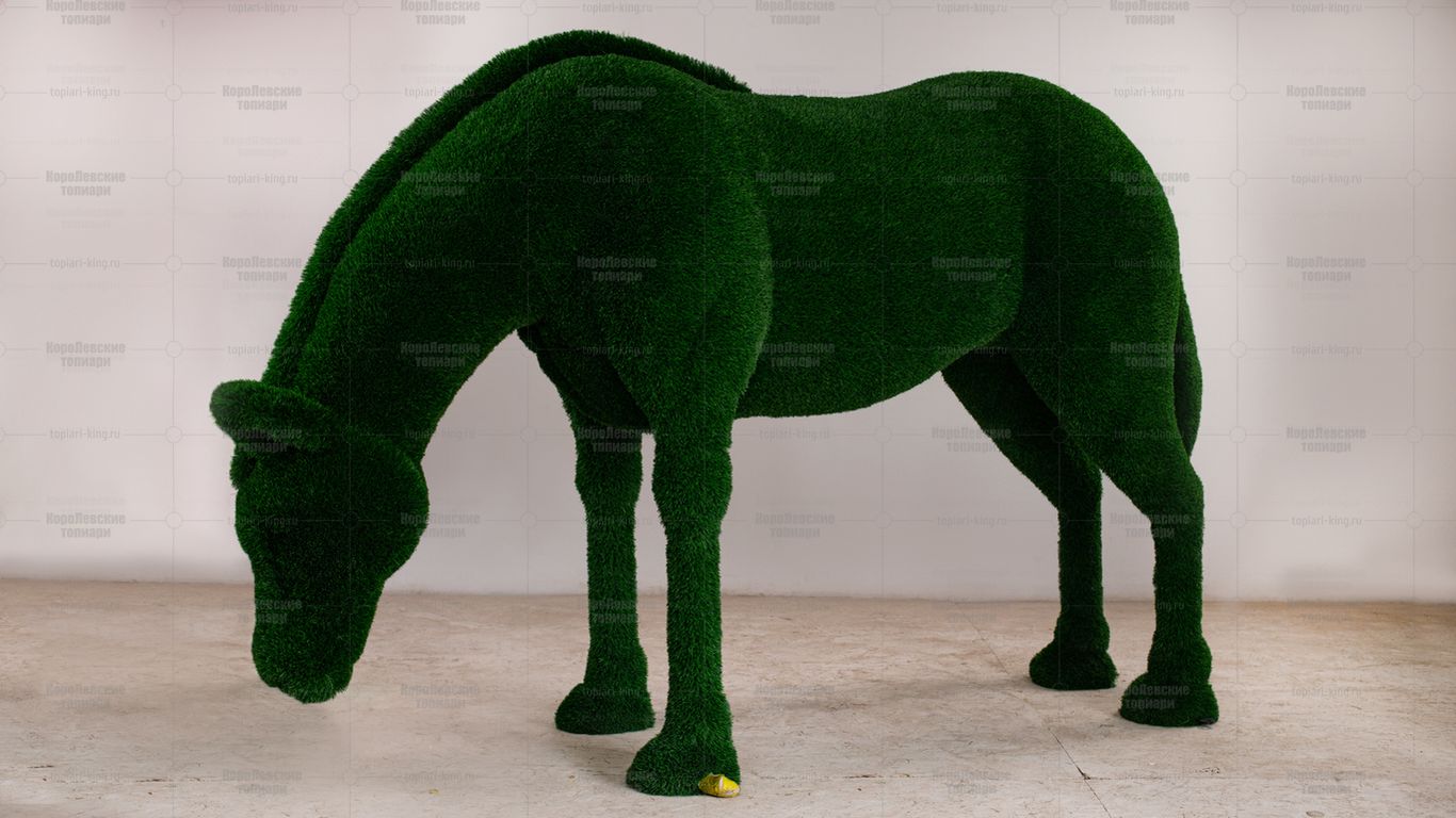 Топиари лошадь Марта - газон Deluxe Топиари лошадь Марта - газон Deluxe