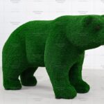 Топиари медведь Твинки – газон Есо